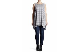Eileen Fisher Silk Georgette Crepe Tunic Top (Size S) - £47.92 GBP