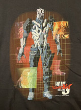 Heat Guy J T-Shirt Vintage Anime Grid Vision Black Shirt Delta Tags L Large (A) - £37.35 GBP