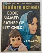 VTG Modern Screen Magazine October 1960 Vol 54 #10 Elizabeth Taylor No Label - £11.32 GBP
