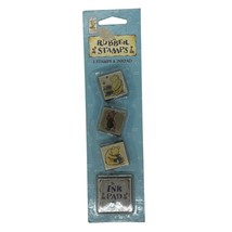 Winnie The Pooh Rubber Stamps Set With Ink Pad - $265.18 MXN