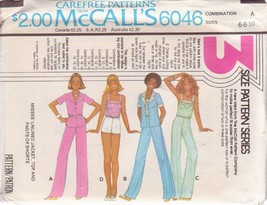 Mc Call&#39;s Pattern 6046 Sizes 6/8/10 Misses&#39; Jacket, Top, Pants, Shorts Uncut - £2.39 GBP
