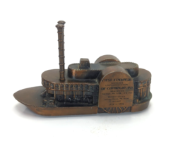 1974 First Federal Savings &amp; Loan Of Carnegie, PA Metal Piggy Bank w/ Pl... - $25.49