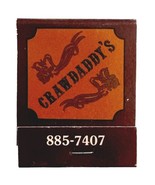 Crawdaddy&#39;s Restaurant Closed Vintage Matchbook Tampa Florida Full Unuse... - $19.99