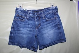 Joe&#39;s Semi Distressed Blue Denim Shorts Size Women&#39;s W24 - £23.60 GBP