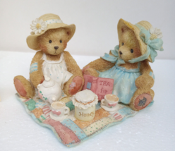 Cherished Teddies 1992 Freda and Tina Bear  at Tea Time - £6.17 GBP