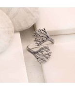Sterling Silver Adjustable Sea Coral Ring - $58.60 CAD