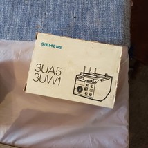 NEW LOT o 2 Siemens Overload Thermal Relay Control Switch 3UA5/3UW1 3UA5... - $532.27 MXN