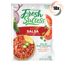 18x Packs Concord Fresh Success Hot Flavor Salsa Seasoning Mix | 1.06oz - £28.53 GBP
