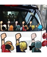  Anime One Piece Cartoon Car Sticker Bumper Auto Window Decals Water Proof - £8.86 GBP
