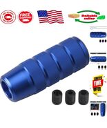 Universal 3.74” Blue Aluminum Gear Shift Knob with Rustproof Finish &amp; Ad... - $34.53 CAD