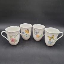 Lenox Butterfly Meadow &quot;Dragonfly&quot; Pattern Coffee/Tea Cups Mugs - Set of Four - £31.74 GBP
