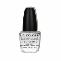 L.A. Colors Fiber Strong Base Coat - Restore Nails &amp; Prevent Stains - Ma... - £1.58 GBP
