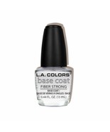 L.A. Colors Fiber Strong Base Coat - Restore Nails &amp; Prevent Stains - Ma... - £1.59 GBP