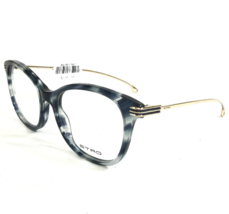 Etro Eyeglasses Frames ET2645 430 Clear Blue Gray Horn Gold Cat Eye 52-18-140 - £58.50 GBP
