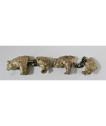 CS Signed Birmingham Sterling Silver Bear Cufflinks - $5,626.22 MXN