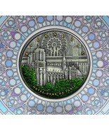 2021 NOTRE DAME de PARIS 2 oz ANTIQUED SILVER SELECTIVE COLOR &amp; GILD GER... - $339.95