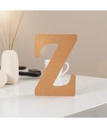 Unfinished Wood Letter - Pre-Cut 1pc 4 Inch Standing Alphabet &#39;Z&#39; for Wa... - €4,86 EUR