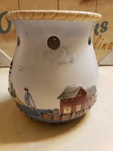 NWOT Simmer Pot Shoreline Tart Candle Warmer Lighthouse Beach Ocean Nautical FS - £23.73 GBP