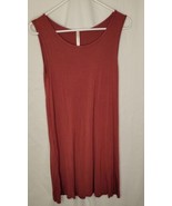 Nelly Ladies Sleeveless Tunic Dress with Pockets Marsala Size Small - £8.88 GBP