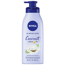 NEW Nivea Oil Infused Scented Body Lotion Coconut &amp; Monoi 16.9 oz pump bottle - £5.09 GBP