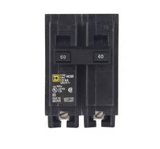 HOM260CP Homeline Double Pole Circuit Breaker, 60 Amp, 2&quot; - £44.61 GBP