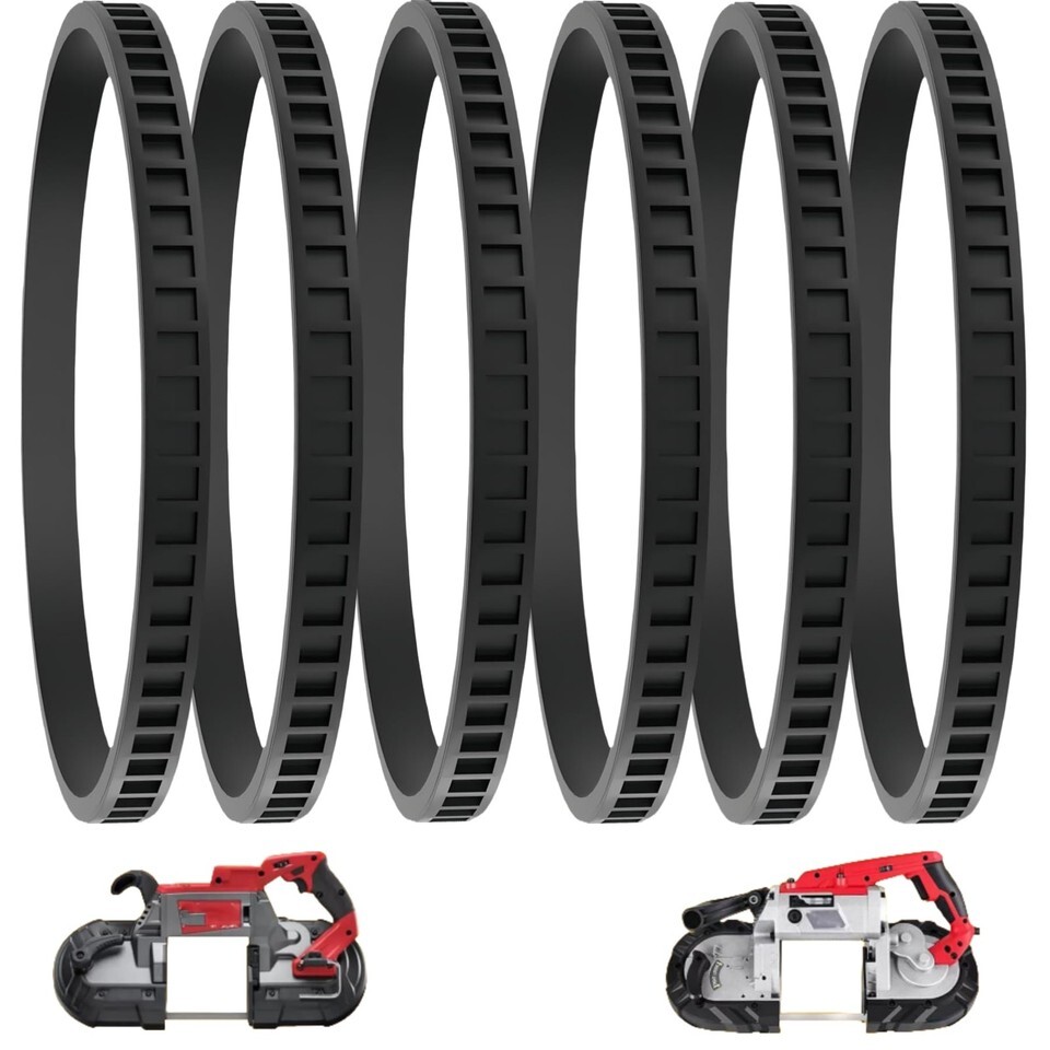 6 Pack 45-69-0010 Blade Pulley Tires Replacement for Milwaukee Bandsaw P... - $26.63