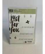 NIB Stampin’ Up! Sale-A-Bration “Botanicals For You” Set of 9 Cling Stam... - $9.88