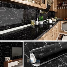 9.8Ft Marble Contact Paper Self Adhesive Peel &amp; Stick Pvc Wallpaper Kitchen Film - £18.75 GBP