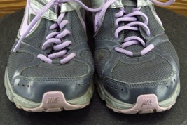 Nike Downshifter 4 Size 10 M Gray Lace Up Running Fabric Women Shoe 472680004 - £15.82 GBP