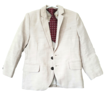 H&amp;M Dress Blazer Jacket Boys 3-4 Years Cotton Button Vented Lined &amp; Tie - $20.40