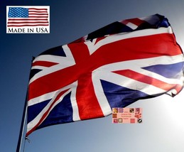 UNITED KINGDOM UK BRITAIN BRITISH Super-POLY IN/OUTDOOR FLAG Flags*USA MADE - £10.95 GBP