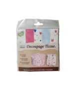 Decoupage Tissue Paper Pack With 5 Patterns Summer By DMD - $5.70
