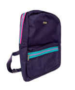 Baggallini Arches Backpack Nylon 13 Inch Laptop Padded Sleeve Purple Tea... - $31.66