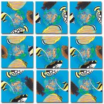 Scramble Squares Tropical Fish 9 Piece Challenging Puzzle - Ultimate Bra... - £15.95 GBP