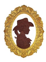 Custom and Unique Cowboy Gear[Cowgirl Cameo ] Embroidered Iron on/Sew Pa... - £20.16 GBP