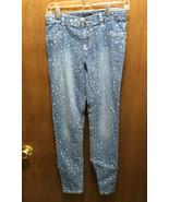 Girls Place Jeggings Denim w/ Stars Size 14 - $8.08 CAD