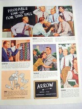 1942 Ad Arrow Shirts, Ties &amp; Handkerchiefs, Cluett, Peabody &amp; Co Troy, N.Y. - $9.99