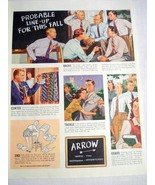 1942 Ad Arrow Shirts, Ties &amp; Handkerchiefs, Cluett, Peabody &amp; Co Troy, N.Y. - $9.99