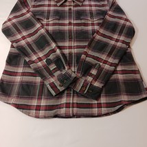 Carhartt 102260 054 Women's Red White Black Cotton Hamilton Flannel Shirt Large image 10