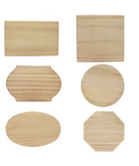 Set of Wooden Plaques DIY Crafts Blanks Unfinished - £62.94 GBP