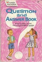 Question and Answer Book by Mary Elting 1963 Elizabeth Dauber Wonder Books - £5.53 GBP