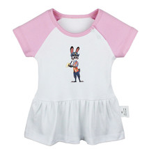 Zootropolis Police Judy Hopkins Cottontail Rabbit Baby Girl Dresses Clothes - £9.19 GBP