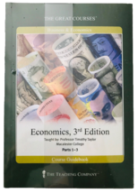 Great Courses Economics 3rd Edition Parts 1-3 Timothy Taylor DVDs + Guidebook - $16.44