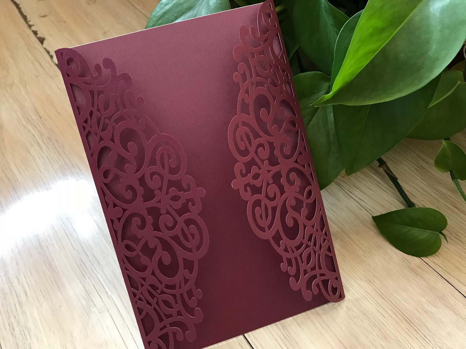 Invit Cover 50pcs Cream laser cut invitation,floral invitation cards,wedding Invite ...