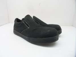 Dakota Women&#39;s 1008 Lightweight ATSP Canvas Slip-On Work Shoes Black Size 9.5M - £22.91 GBP