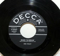 Red Foley ~ Rock &#39;N Reelin&#39; + Don&#39;t Blame it On The Girl ~ 45 RPM Decca 9-30067 - £15.61 GBP