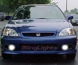 Xenon Halogen Fog Lights lamps for 1999-2000 Honda Civic SI 99 00 - £95.36 GBP