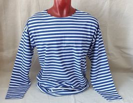Soviet USSR Army VDV Striped T-Shirt TELNYASHKA Long Sleeve Summer, All ... - $26.87