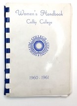 Women&#39;s Handbook Colby College 1960-1961 Waterville, Maine Strict Rules ... - £19.11 GBP