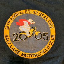 Polar Bear I Ride Bear T Shirt Men’s L Salt Lake Motorcycle Club - $8.11